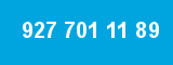 927 701 11 89 927 701 11 89